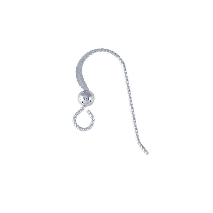 Wire Loop Clean Ear SlipLess™ Ear Wire with Loop and Bead – Amadesa