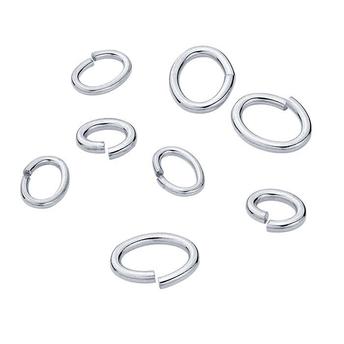 Argentium® Silver Oval Jump Ring