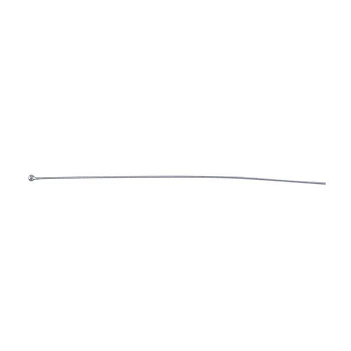 Argentium® Silver Ball Head Pin, 0.40mm, 1/2-Hard
