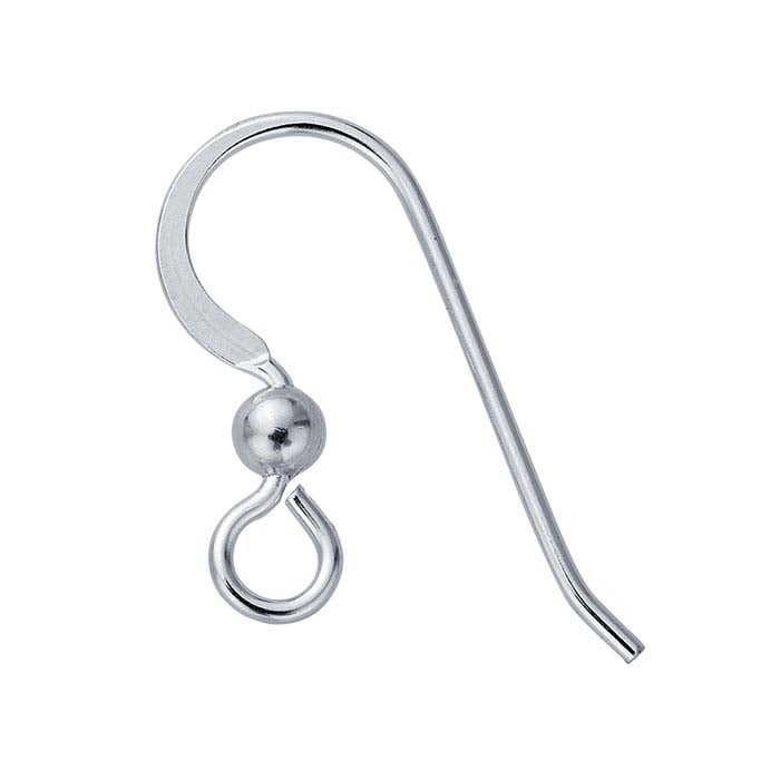 Wire Loop Clean Ear Hammered Ear Wire with Loop and Bead – Amadesa