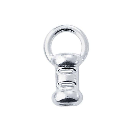 Argentium® Silver Crimp End Cap