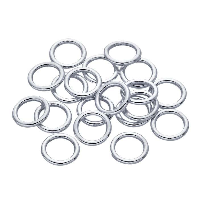 Argentium® Silver Round Closed Ring