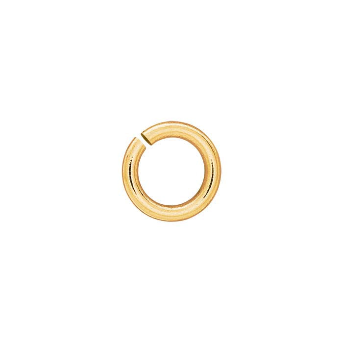 14K Yellow Gold Round Jump Ring