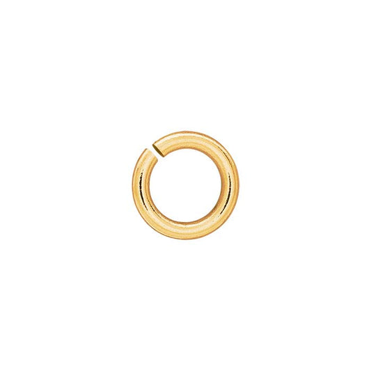 14K Yellow Gold Round Jump Ring