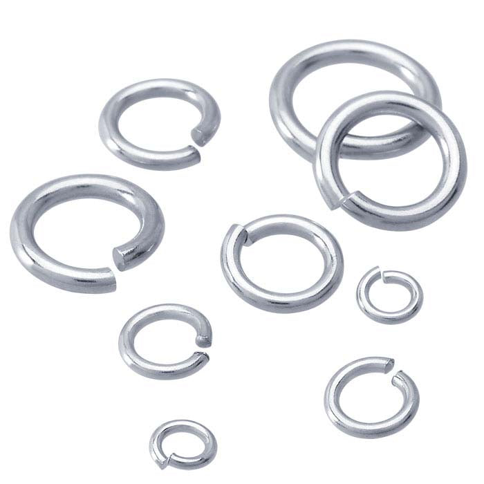 14K White Gold Round Jump Ring