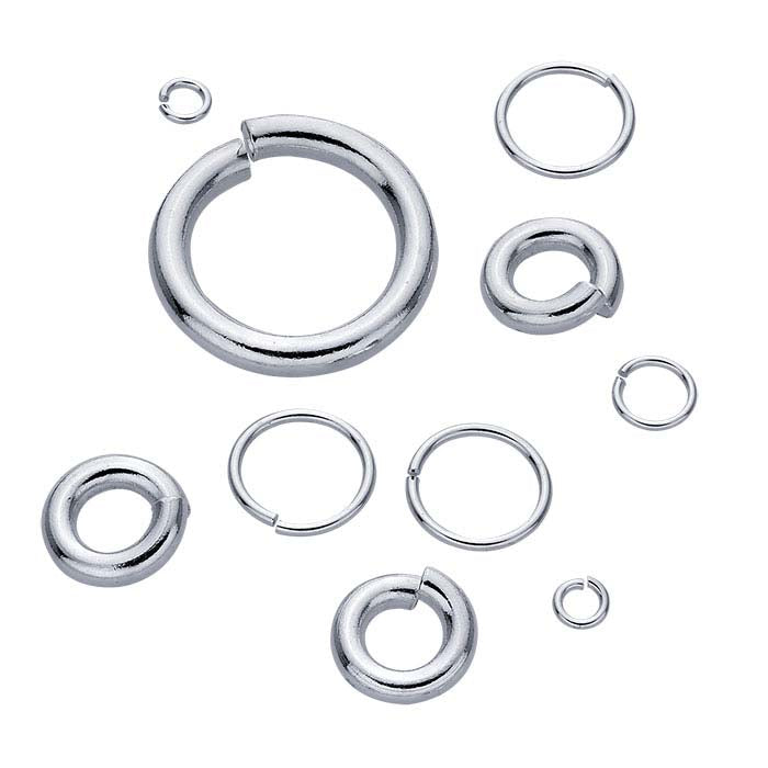 Sterling Silver ID Round Jump Ring