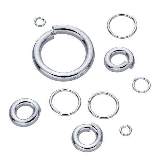 Sterling Silver ID Round Jump Ring