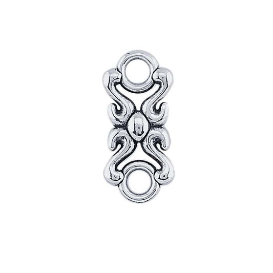 Sterling Silver Filigree Scroll Link Component