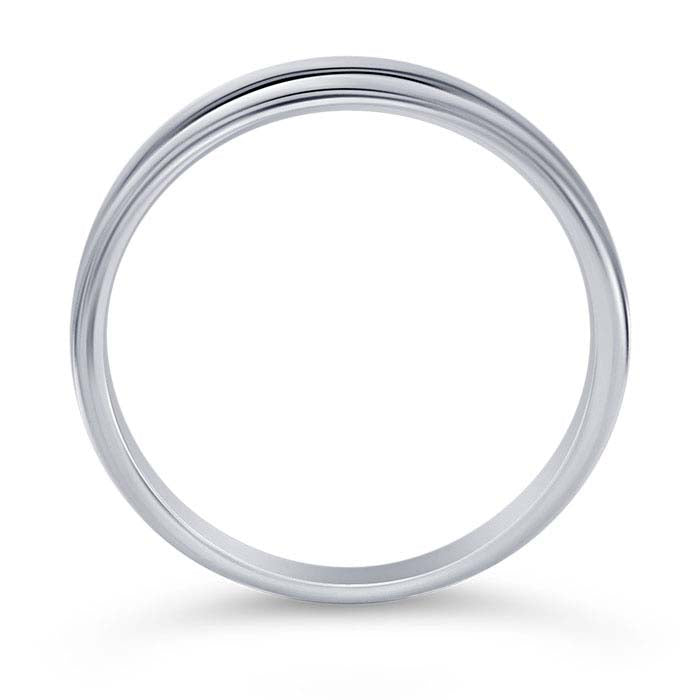 Sterling Silver Rounded Double Split Ring Shank