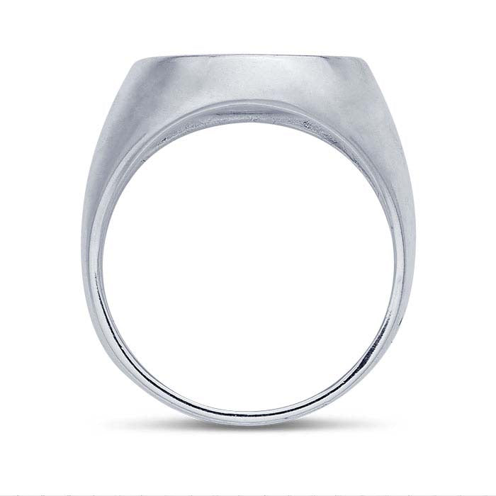 Sterling Silver 18 x Oval Cabochon Ring Mounting