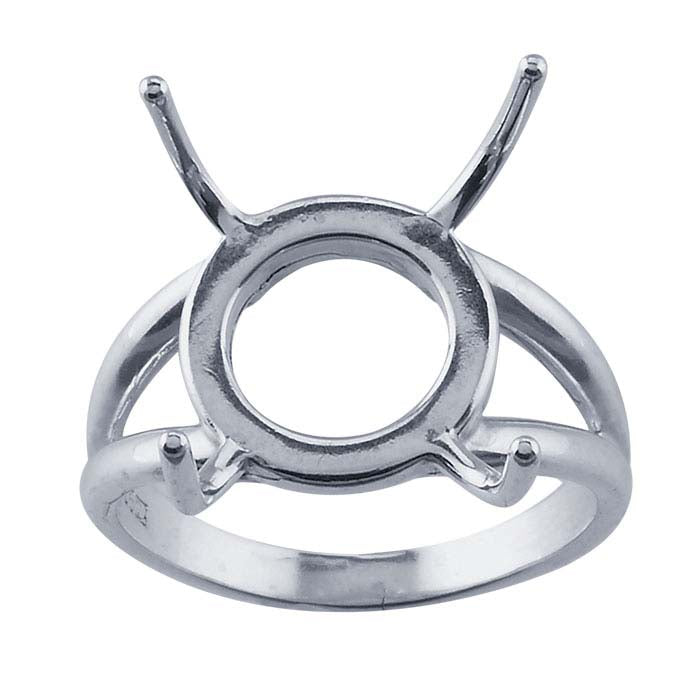 Sterling Silver Freeform Ring Mounting