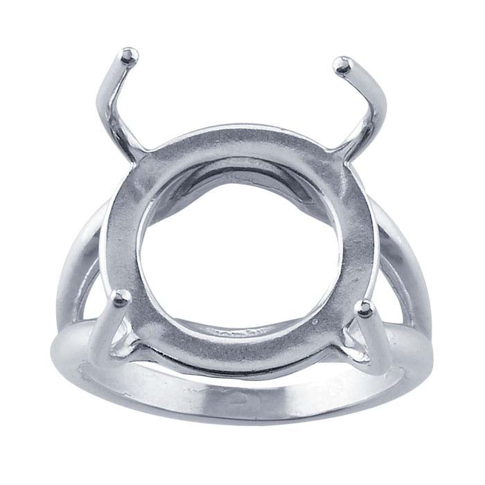 Sterling Silver Freeform Ring Mounting