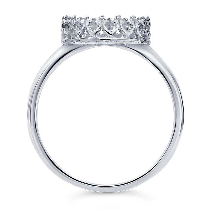 Sterling Silver Gallery Wire Round Cabochon Ring Mounting