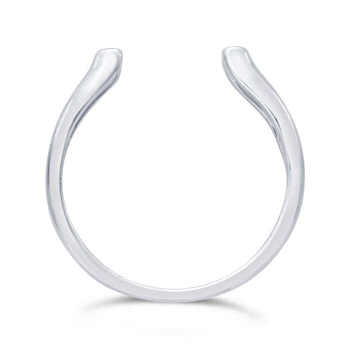 Sterling Silver Split Ring Shank with Pads