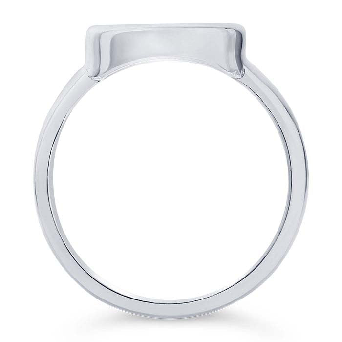 Sterling Silver 10 x Oval Cabochon Ring Mounting