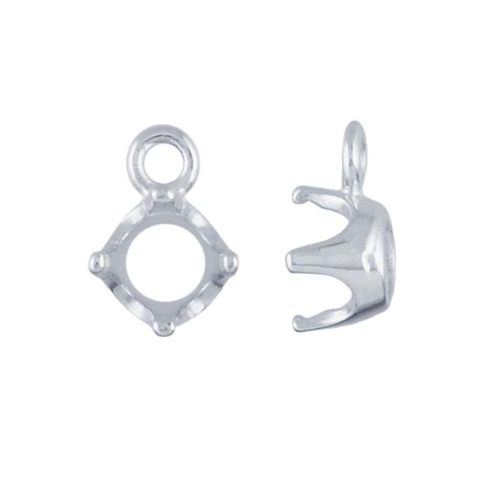 ReadySet™ Sterling Silver Round Component Mounting