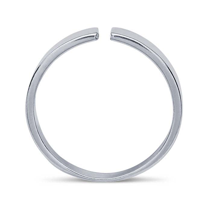 Sterling Silver Flat-End Ring Shank