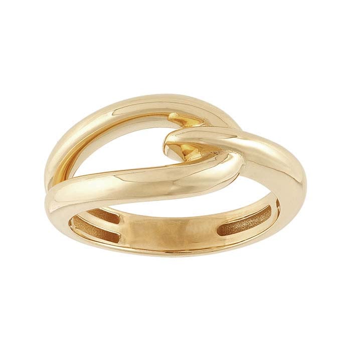 Δαχτυλίδι Διασύνδεσης από Κίτρινο Χρυσό 14Κ
