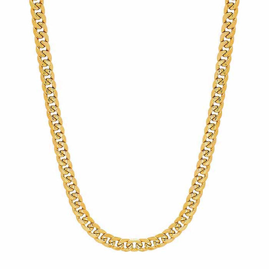 10K Yellow Gold 6.15mm Miami Curb Chain